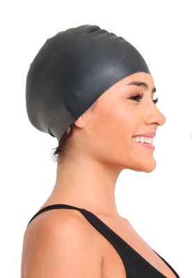 Imagen 2 del producto Gorro de natación de silicona negro