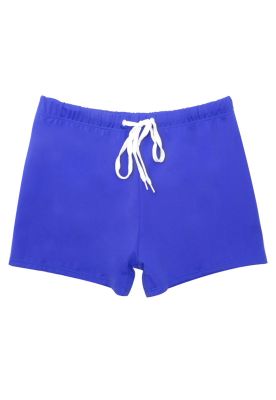 Bikini short de lycra color azul