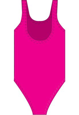Imagen 2 del producto Traje de baño deportivo niña fucsia
