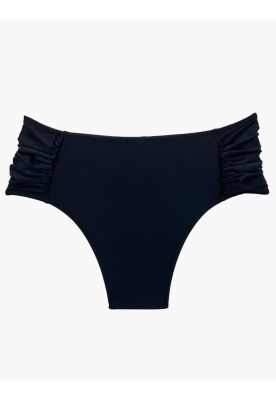 Imagen 2 del producto Bikini calzón tanga drapeado negro