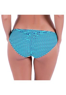 Imagen 2 del producto Calzón bikini con pinza estampado verde