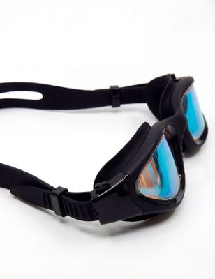 Imagen 2 del producto Lentes de natación espejados negro