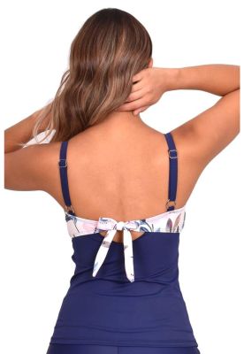 Imagen 2 del producto Tankini reductor estampado rosado