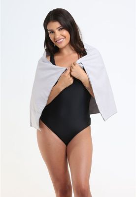 Imagen 2 del producto Toalla de microfibra chica 100 x 50 cm gris