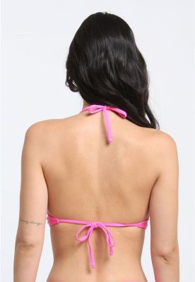 Imagen 2 del producto Bikini triangulo argolla central fucsia