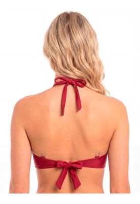 Imagen 2 del producto Bikini sostén con copa blanda c-d rojo brillante