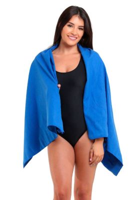 Imagen 2 del producto Toalla de microfibra secado rápido mediana azul