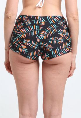 Imagen 2 del producto Hot pant tiro alto estampado verde