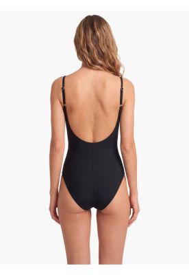 Imagen 2 del producto Traje de baño reductor  drapeado negro