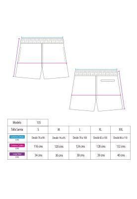 Imagen 2 del producto Short corto hombre azul