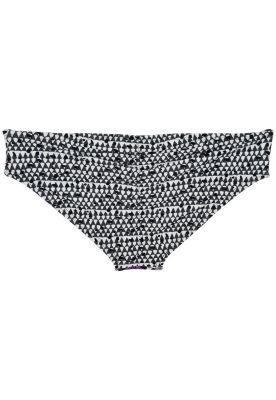 Imagen 2 del producto Calzón bikini con pinza estampado negro