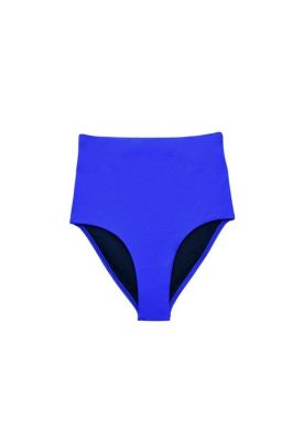 Samia Bikini Calzón Tiro Alto Color Azul