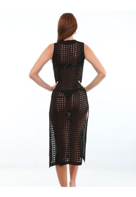 Imagen 2 del producto Salida de playa vestido largo negro