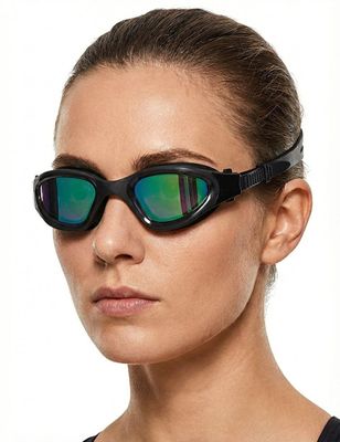 Imagen 2 del producto Lentes de natación espejados verde