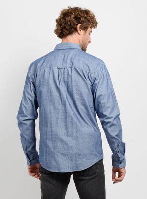 Imagen 2 del producto CAMISA MICRO COTELE LANDMARKED AZUL