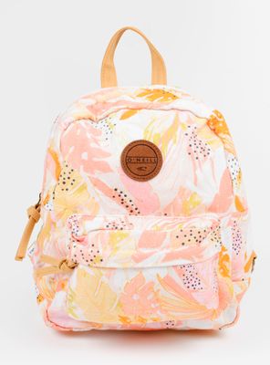 MOCHILA DALIA FLORAL ROSADO