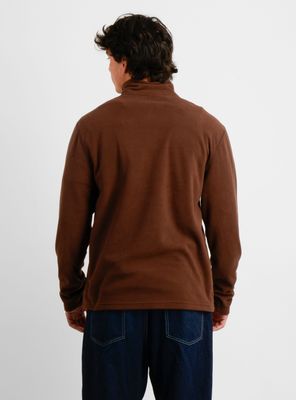 Imagen 2 del producto POLERON POLAR HALF JACK'S HZ II CAFÉ