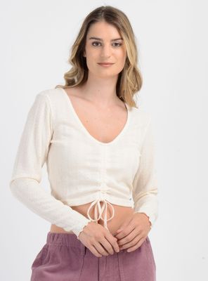 POLERA MANGA LARGA MARLENE II BEIGE CLARO