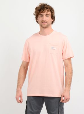 POLERA MANGA CORTA OG FLOWER  NARANJO