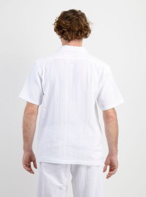 Imagen 2 del producto CAMISA MANGA CORTA SUNSET BLANCO