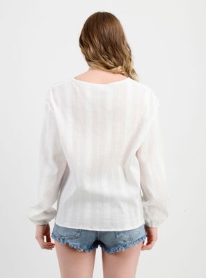 Imagen 2 del producto BLUSA MANGA LARGA MARY BLANCO