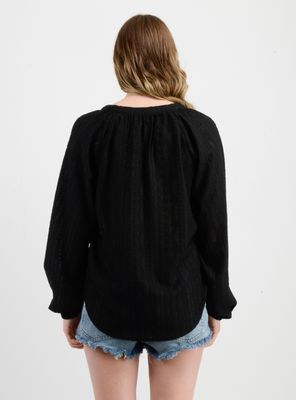 Imagen 2 del producto BLUSA MANGA LARGA BELLE NEGRO