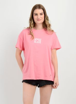 POLERA MANGA CORTA WOTW T-SHIRT ROSADO