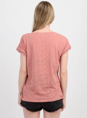 Imagen 2 del producto POLERA MANGA CORTA SUNNY STATE  ROSADO OSCURO