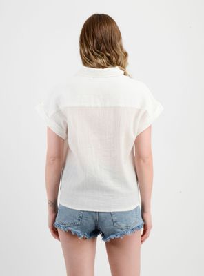 Imagen 2 del producto BLUSA MANGA CORTA SAIRA BLANCO