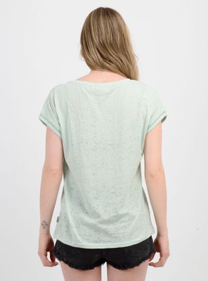 Imagen 2 del producto POLERA MANGA CORTA SUNNY STATE VERDE CLARO / PASTEL