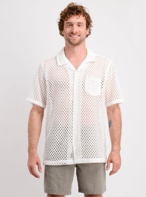 CAMISA MANGA CORTA SUMMERTIME BEIGE CLARO
