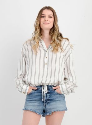 BLUSA MANGA LARGA KITSY BLANCO