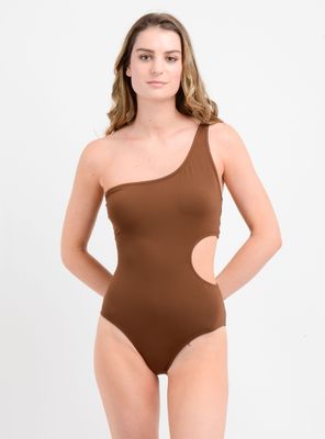 TRAJE DE BAÑO ENTERO EDIE CAFÉ