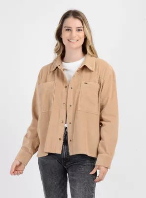 CAMISA BROOKS CAFÉ CLARO / PASTEL