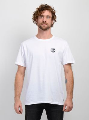 POLERA MANGA CORTA O'RIGINALS SURF SHOP BLANCO