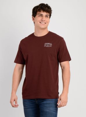 Imagen 1 del producto POLERA MANGA CORTA DAILY DRIVER ROJO OSCURO