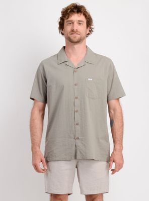 CAMISA MANGA CORTA HORIZON VERDE OSCURO