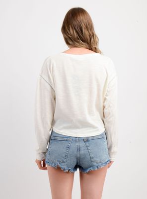 Imagen 2 del producto POLERA MANGA LARGA EMMA BEIGE CLARO