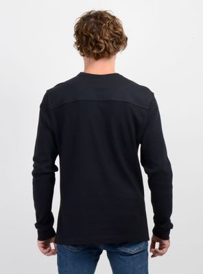 Imagen 2 del producto POLERA MANGA LARGA WAFFLE SUPLY II NEGRO