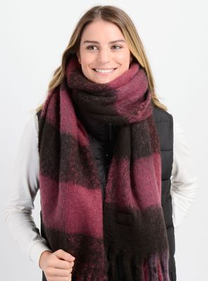 BUFANDA JUNIE ROJO OSCURO