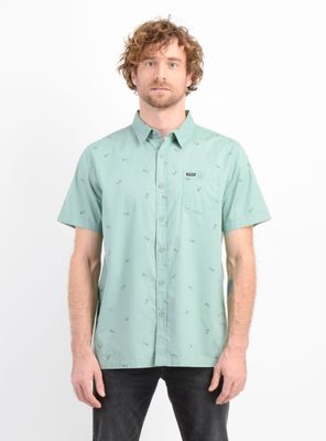 CAMISA MANGA CORTA BLUSTER VERDE CLARO