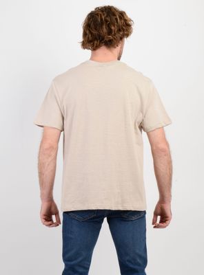 Imagen 2 del producto POLERA MANGA CORTA RETRO SQUARE BEIGE