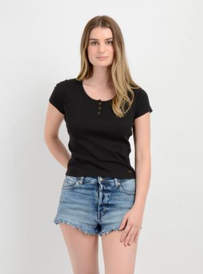 POLERA MANGA CORTA JOEY II NEGRO