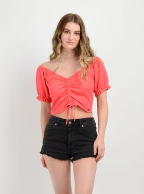 POLERA MANGA CORTA LEANNE II ROJO