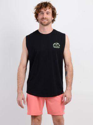 POLERA SIN MANGAS SURF CO NEGRO