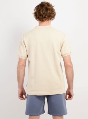 Imagen 2 del producto POLERA TEJIDA MANGA CORTA RIVERA BEIGE CLARO