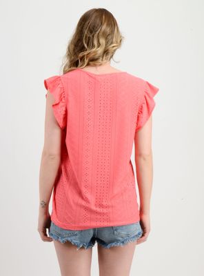 Imagen 2 del producto POLERA SIN MANGAS TALLIE NARANJO CLARO