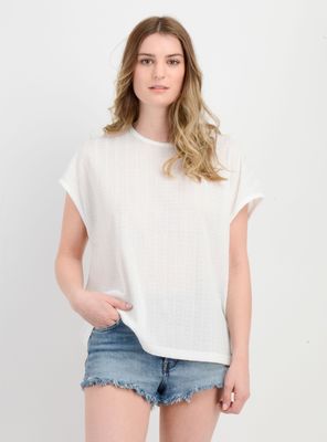 POLERA MANGA CORTA JULIE BLANCO