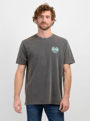 POLERA MANGA CORTA MIDNIGHT GRIS OSCURO