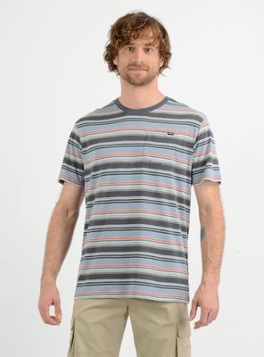 POLERA MANGA CORTA BROCKTON GRIS